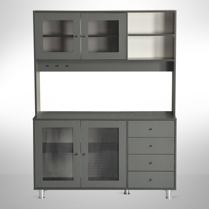 Hanah Home Armario Multiusos Grano 140 - Anthracite
